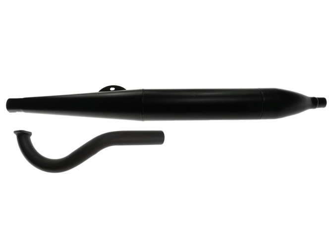 Exhaust Puch Maxi / E50 28mm cigar with spout 2-pieces black product
