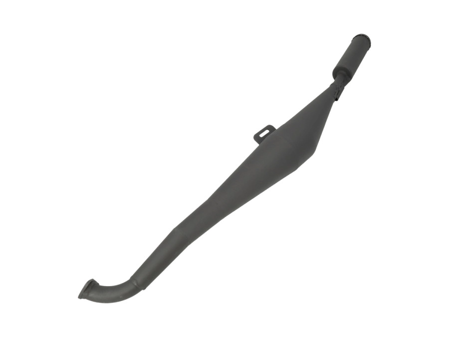 Uitlaat Puch Maxi / E50 28mm Homoet P8 PSR zwart 74cc schuine