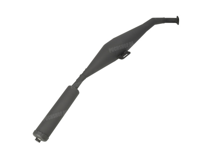 Exhaust Puch Maxi / E50 28mm Homoet P8 PSR black 74cc angled exhaust port (new version)