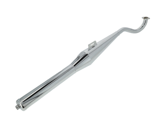 Uitlaat Puch Maxi / E50 28mm Homoet P4 chroom Exclusive