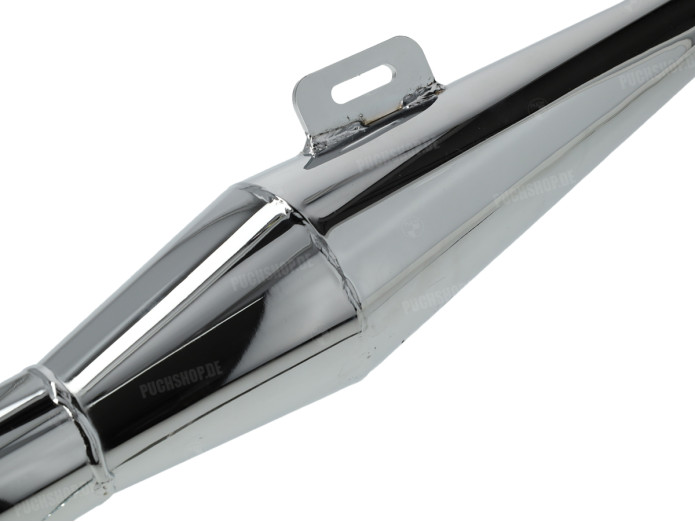 Exhaust Puch Maxi / E50 28mm Homoet P4 chrome Exclusive
