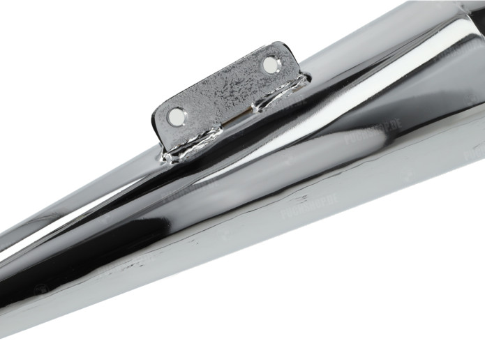 Uitlaat Puch MV / VS / MS 28mm Homoet P4 chroom Exclusive