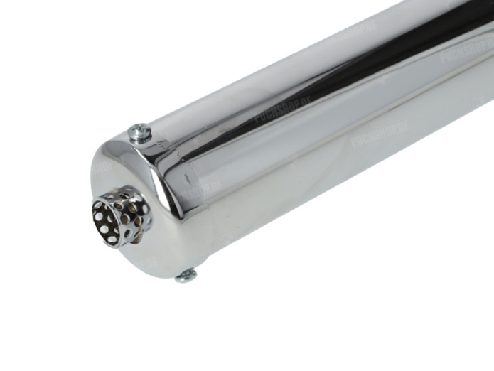 Uitlaat Puch MV / VS / MS 28mm Homoet P4 chroom Exclusive