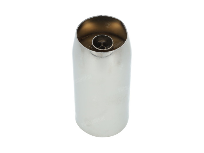 Uitlaat demper 28mm RS sigaar chroom 700mm universeel eind sierstuk