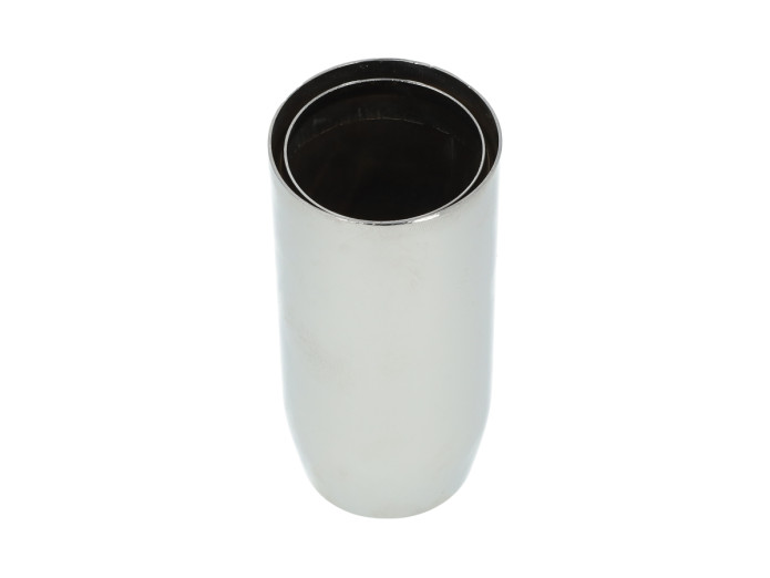 Exhaust silencer RS cigar chrome 700mm universal end tip