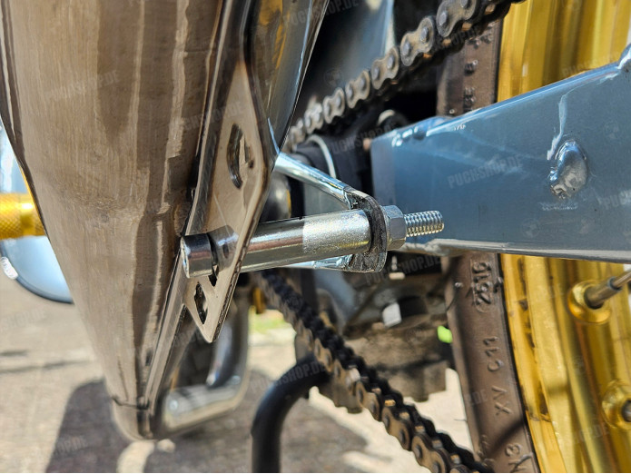 Exhaust Puch Maxi / E50 28mm Bullet High Model black 