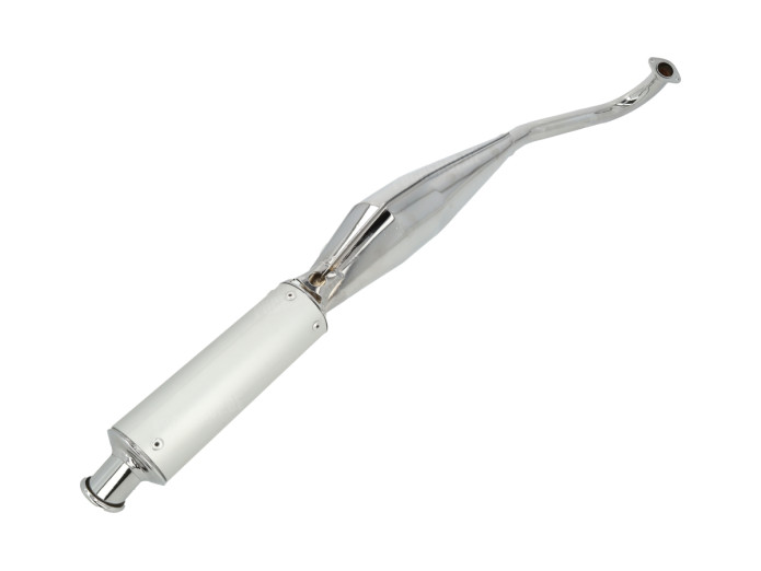 Exhaust Puch Maxi / E50 28mm Bullet High Model chrome 