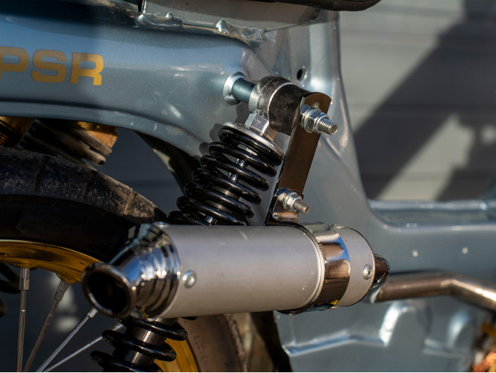 Exhaust Puch Maxi / E50 25mm Tecno off road EVO blank