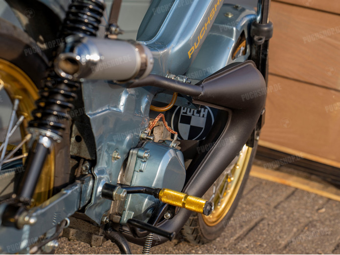 Exhaust Puch Maxi / E50 25mm Tecno off road EVO black