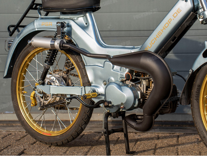 Exhaust Puch Maxi / E50 25mm Tecno off road EVO black