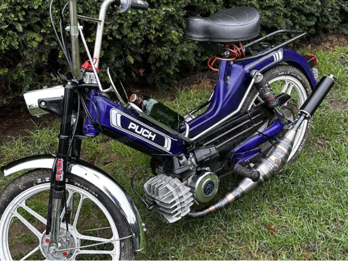 Uitlaat Puch Maxi / E50 28mm DDL Tuning expansie