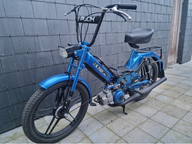 Uitlaat Puch Maxi / E50 28mm Homoet P6 zwart (vernieuwd) product