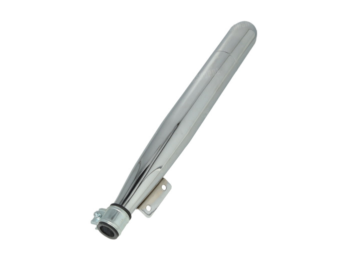 Auspuff Dämpfer 28mm Puch MV / VS Chrom 550mm mit Halterung 