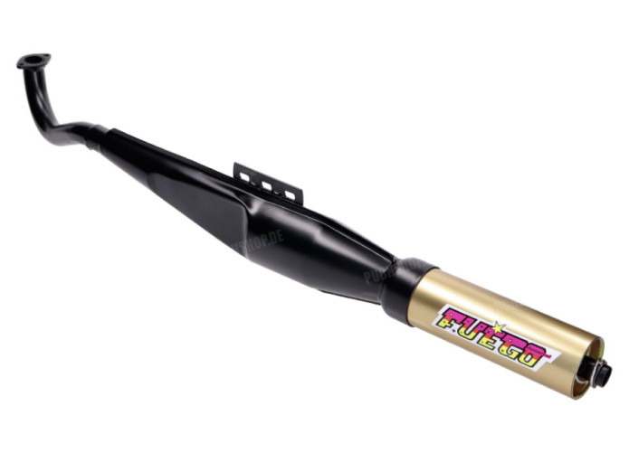 Exhaust Puch Maxi / E50 28mm Jamarcol Fuego Cross black / gold