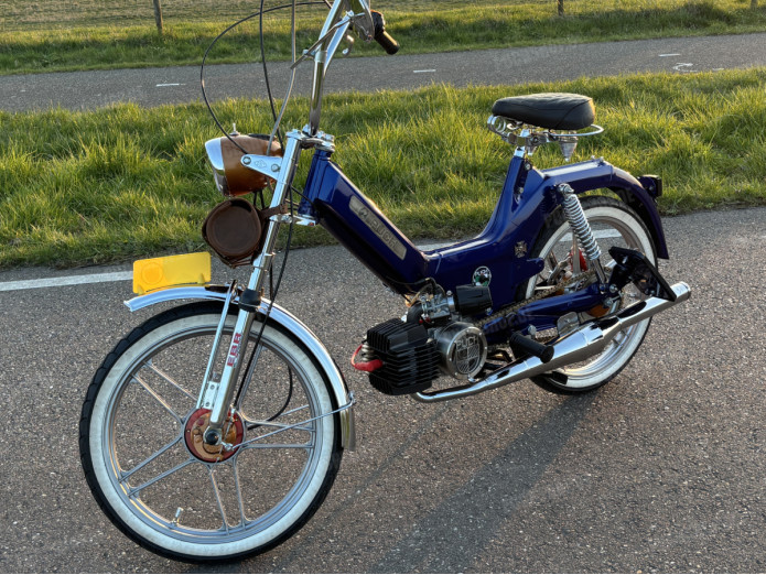 Exhaust Puch Maxi / E50 28mm Bullet Race EVO-1 chrome