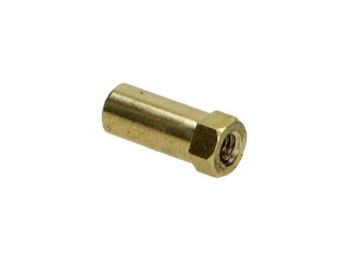 Uitlaatmoer M6x25 messing lang