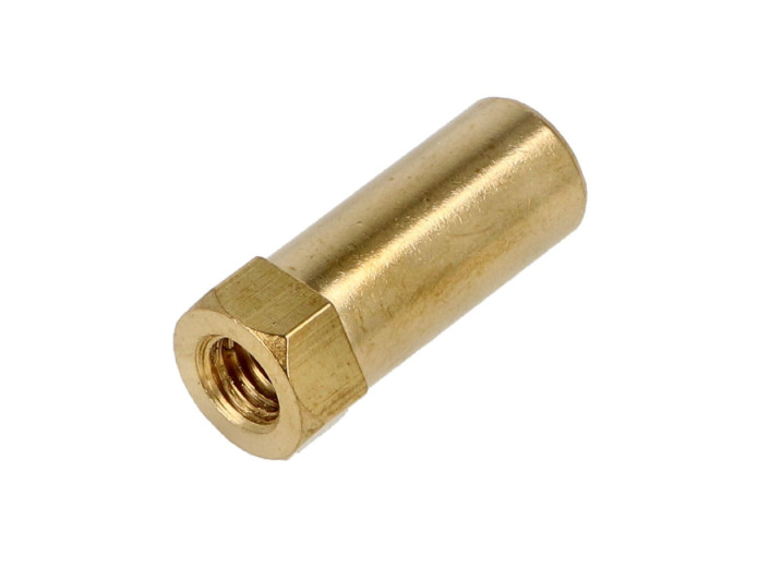 Uitlaatmoer M6x25 messing lang