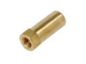 Uitlaatmoer M6x25 messing lang