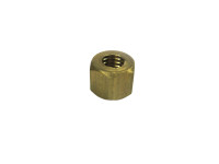 Exhaust nut M6 brass short