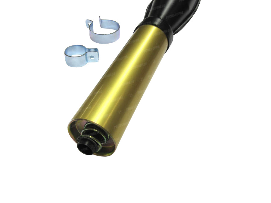 Exhaust silencer 32mm Fuego Cross black / gold universal  product