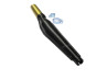 Exhaust silencer 32mm Fuego Cross black / gold universal 