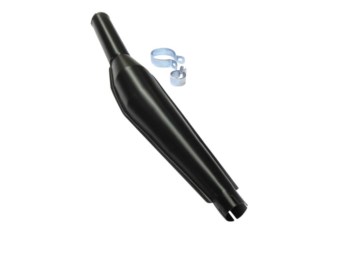 Exhaust silencer 32mm Fuego Cross black universal 