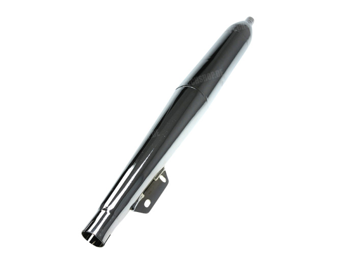 Uitlaat demper 28mm Puch MV50 chroom sigaar 