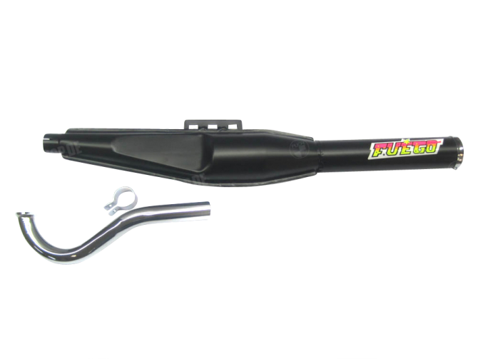 Exhaust Puch Maxi / E50 28mm Fuego Cross black main