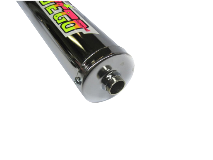 Uitlaat Puch Maxi / E50 28mm Fuego Cross chroom