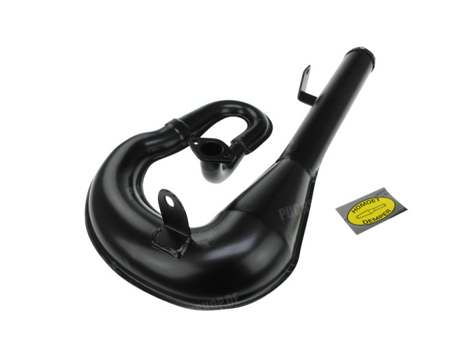 Exhaust Puch Maxi / E50 25mm Homoet PSR Proma CC black main