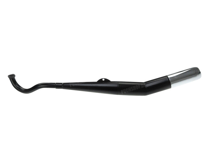 Exhaust Puch Maxi / E50 28mm Homoet Mustang black / chrome