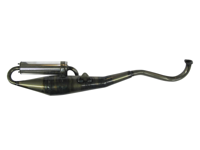 Exhaust Puch Maxi / E50 28mm Tecno Estoril blank / alu product