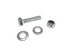 Exhaust clamp mounting set M6x16mm thumb extra