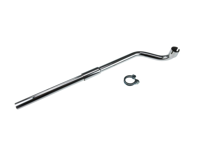 Auspuff krümmer 22mm Sachs 504 / 505 Chrom Linksabgehend