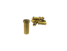 Exhaust nut M6x25 brass long