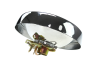Headlight round built-in 120mm Puch DS CEV