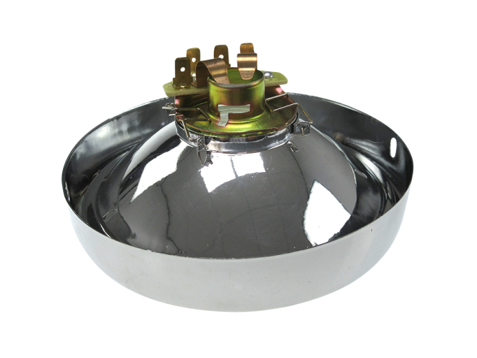 Koplamp rond inbouw 120mm Puch DS CEV
