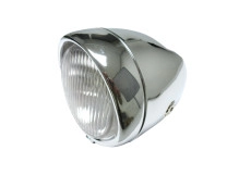 Headlight egg-model 130mm large model chrome GUIA