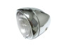 Headlight egg-model 130mm large model chrome GUIA thumb extra