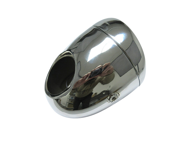 Headlight egg-model 130mm large model chrome GUIA product