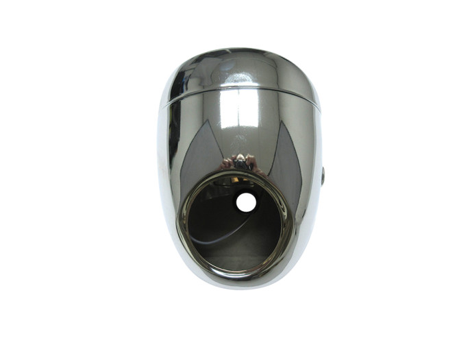 Headlight egg-model 130mm large model chrome GUIA product