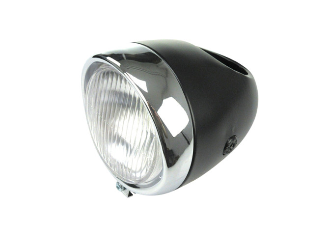 Headlight egg-model 130mm GUIA large model black with chrome  product