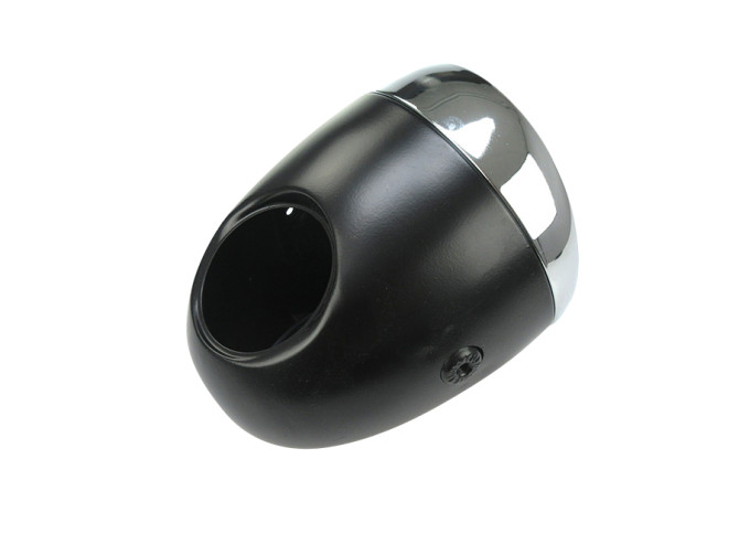 Headlight egg-model 130mm large model black GUIA product