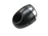 Headlight egg-model 130mm GUIA large model black with chrome 