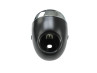 Headlight egg-model 130mm GUIA large model black with chrome 