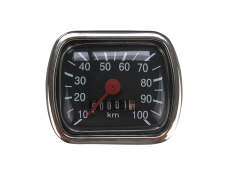 Speedometer kilometer 100 km/h for Puch DS, MC50, R50, VZ50