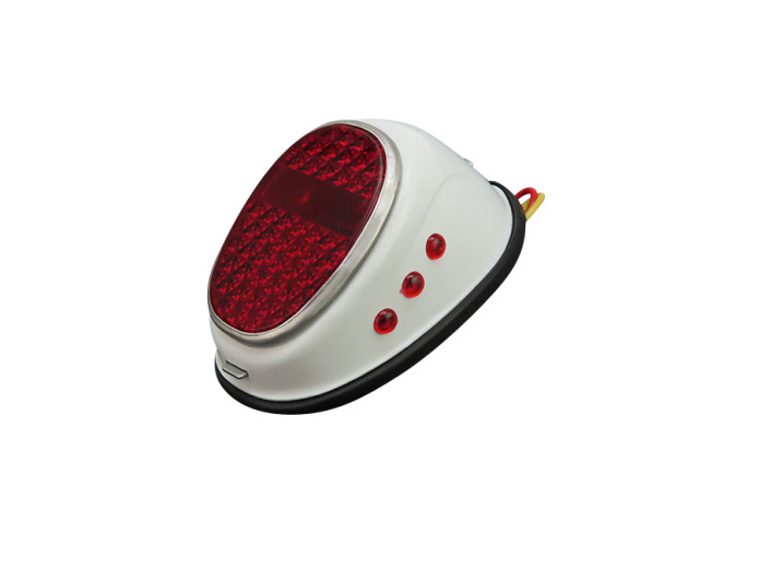 Taillight Puch Maxi N / S / DS / MS / MV / VS classic luxury white