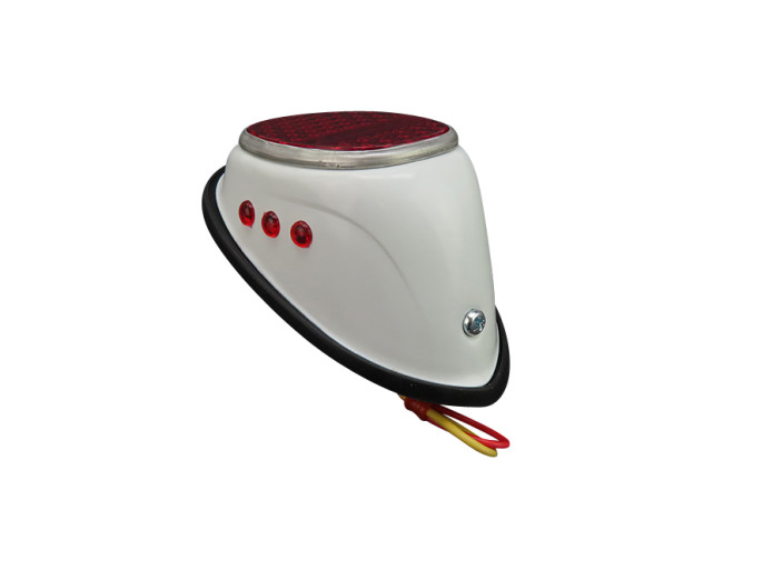 Taillight Puch Maxi N / S / DS / MS / MV / VS classic luxury white