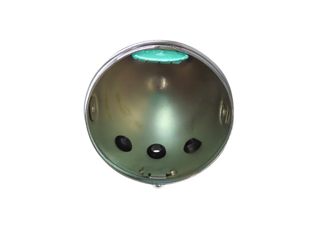 Scheinwerfer Eierlampe 102mm Gehause Chrom Nachbau (seitliche Befestigung) product