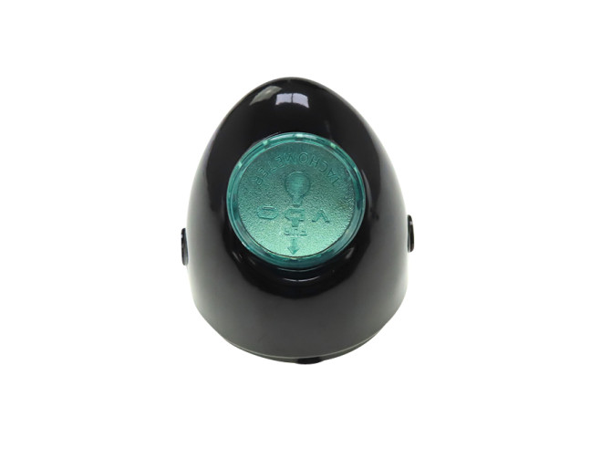Headlight egg-model 102mm housing black replica product
